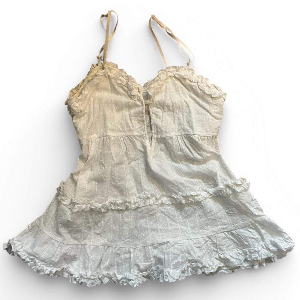 babydoll coquette y2k white lace camisole - Picture 2 of 3